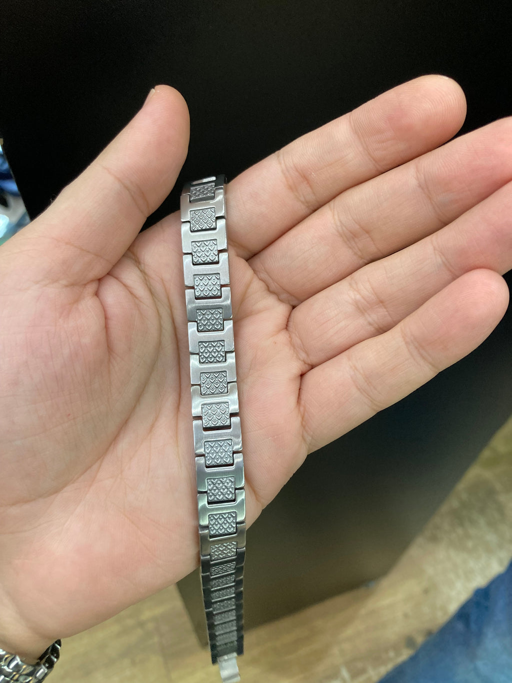 SILVER LACOSTE BRACELET